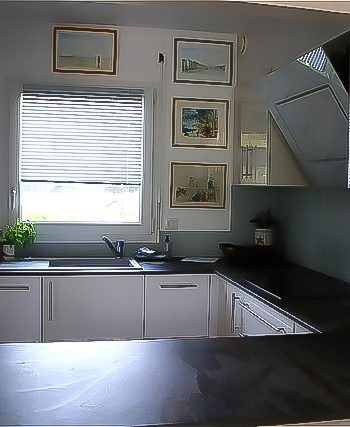 Cuisine sur-mesure, avant/après, Marrec à Pont Aven